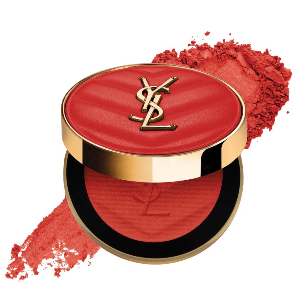 “15 Chili Crush”YSL-Make Me Blush 24H Buildable Powder Blush